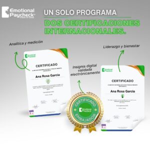 Doble Certificación Internacional "Embajador del Salario emocional con especialidad en la herramienta de medición TARRIX®"